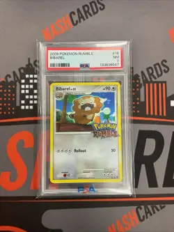 PSA 7 - Bibarel 16/16 2009 Pokemon RUMBLE - Pokemon - Image 1