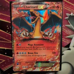 Pokemon TCG Charizard-EX XY Black Star Promos XY17 Holo Promo MP 3 - Image 1