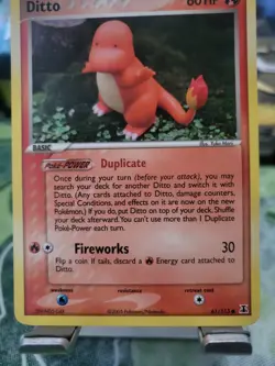 Pokemon Ditto Charmander 61/113 2005 Delta Species, Mint Never Played - Image 2