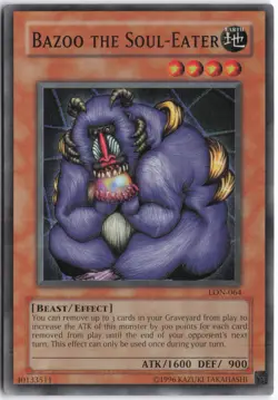 Yugioh - Bazoo the Soul-Eater LON-064 Unlimited - Labyrinth of Nightmare - Image 1