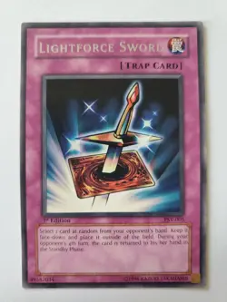 Yugioh Lightforce Sword PSV-005 Rare 1st Edition - Image 1