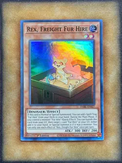 Yugioh Rex, Freight Fur Hire DABL-EN027 Super Rare 1st Ed NM - Image 1
