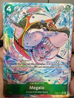 Megalo EB04-018 R ALT ART - The Azure Sea's Seven ENGLISH OP14 One Piece - Image 1