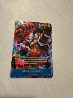 Monkey D. Luffy (Alt Art) OP11-118 SEC A Fist of Divine Speed ONE PIECE English - Image 1