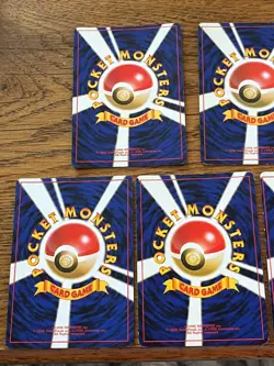 Pokemon Vintage Japanese Holo 5 Card Lot LP-MP - Image 5