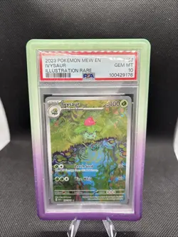 PSA 10 GEM MT Ivysaur SV 151 Illustration Rare 167/165 Pokemon Card English 2023 - Image 1