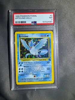 5 Pokemon TCG Card Lot (1999) Fossil Jungle Holo Rare Vintage - Image 4