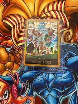 OP14 Gold DON!! Card Egghead Crisis The Azure Seas Seven One Piece CCG ENGLISH - Image 1