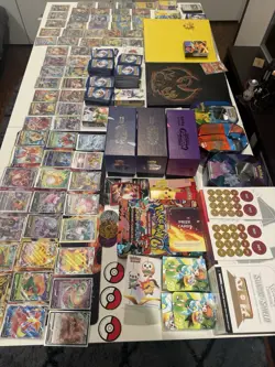 Huge Lot Of Modern To Mid Era Pokemon Cards With Binders Boxes And More! - Image 1