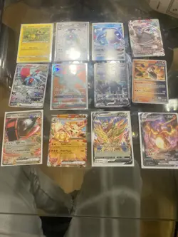 Pokemon Card Lot x12 V EX VMAX Charizard Arcanine Zamazenta Iron Treads Used - Image 1