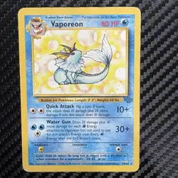 Vaporeon 28/64 Pokemon TCG Pokemon Card (MYREF#5) - Image 1