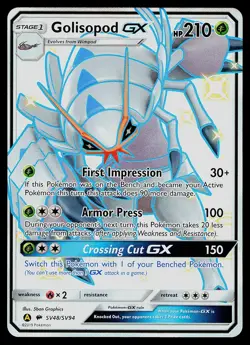 Pokemon Card - Golisopod GX Hidden Fates Shiny Vault SV48/SV94 Holo - Image 1