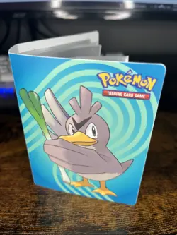 POKEMON JOURNEY TOGETHER MINI PORTFOLIO/BINDER HOLDS 60 CARDS FARFETCH’D PSYDUCK - Image 1