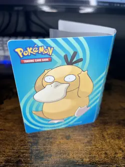POKEMON JOURNEY TOGETHER MINI PORTFOLIO/BINDER HOLDS 60 CARDS FARFETCH’D PSYDUCK - Image 3
