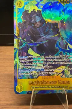 One Piece Bartholomew Kuma Alt Art OP12-119 NM English Card Game - Image 5