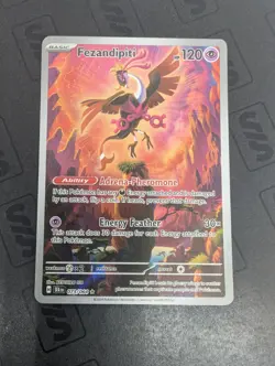 Fezandipiti Illustration Rare Shrouded Fable Pokemon TCG Card 073/064 - Image 1