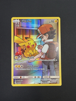Pikachu 241/236 Secret Rare Cosmic Eclipse Full Art Pokemon Card - Image 1