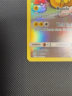 Pikachu 241/236 Secret Rare Cosmic Eclipse Full Art Pokemon Card - Image 5