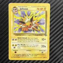 Jolteon 20/64 Pokemon TCG Pokemon Card (MYREF#5) - Image 1
