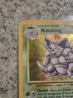 Pokemon TCG Nidoking Base Set Holo Unlimited Rare Card 11/102 LP Condition - Image 4