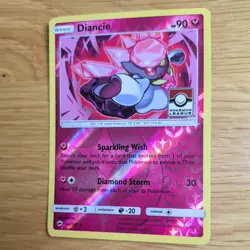 DIANCIE 94/147 POKEMON CARD (BURNING SHADOW SET) REVERSE HOLO POKEMON LEAGUE - Image 4