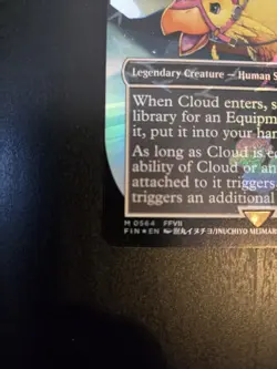 Cloud, Midgar Mercenary (Borderless) (Chocobo Track Foil) Final Fantasy Foil - Image 4