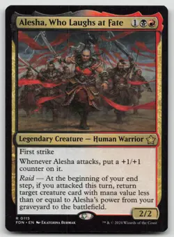 Alesha, Who Laughs at Fate FDN #115 Normal NM - Image 1