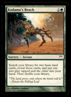 MTG Kodama's Reach LP Light Play Champions of Kamigawa [4913] - Image 1