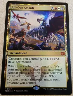 All-Out Assault - #167 Foil - Tarkir: Dragonstorm - Mtg - Image 1