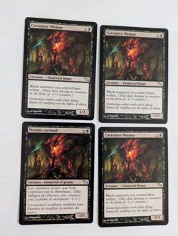 4 Corrosive Mentor Shadowmoor MTG NM Free shipping with tracking - Image 1