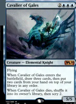Core Set 2020 #52 Cavalier of Gales - Image 1
