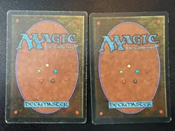 Magic the Gathering ~ MTG ~ 2x Mahamoti Djinn ~ 3rd Edition ~ REVISED - Image 2