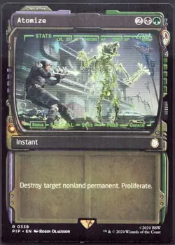 Atomize - 338 Showcase Not Foil MTG Fallout - Image 1