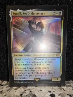 Final Fantasy MTG - Squall, SeeD Mercenary Rare Foil (Near Mint) - Image 2