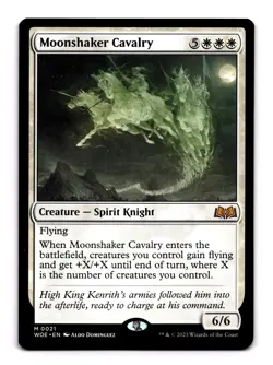 Moonshaker Cavalry - 21 WOE: Wilds of Eldraine M Normal NM - Image 1