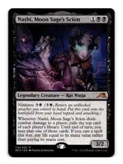 Nashi, Moon Sage's Scion - 114 NEO: Kamigawa: Neon Dynasty M Normal NM - Image 1