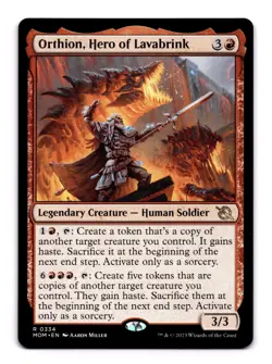 Orthion, Hero of Lavabrink - 334 MOM: March of the Machine R Normal NM - Image 1