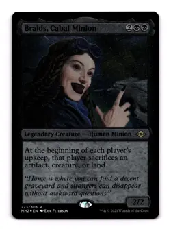Braids, Cabal Minion - 273 MH2: Modern Horizons 2 R Foil NM - Image 1