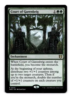 Court of Garenbrig - 25 WOC: Commander: Wilds of Eldraine R Normal NM - Image 1