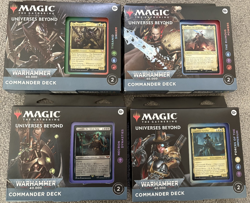 MtG Warhammer 40K Commander Deck - Set of 4 (Sealed) - Image 1