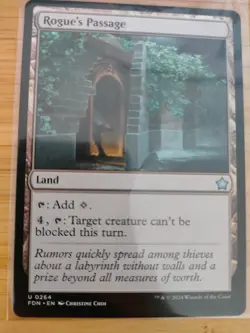MTG Rogue's Passage 0264 Foundations M/NM Free UK P&P - Image 1