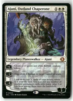 Ajani, Outland Chaperone Lorwyn Eclipsed Regular MTG NM - Image 1