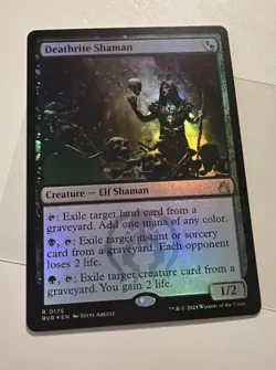 MTG Magic The Gathering Foil Deathrite Shaman *NP - Image 1
