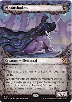 Moonshadow - SHOWCASE - Lorwyn Eclipsed - MtG- NM - Image 1
