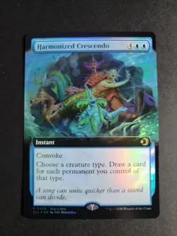 Harmonized Crescendo (Foil) Buy-A-Box Promo MTG Lorwyn Eclipsed - Image 1