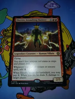 MTG Electro, Assaulting Battery R0076 Marvel's Spider-Man NM - Image 1