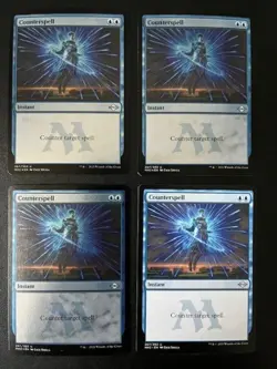 MTG- Counterspell x4 - MH2 (Three are Etched FOIL) - Image 1