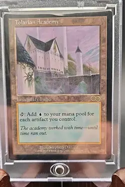 Tolarian Academy Urza's Saga MTG Regular Heavily Played - Image 3