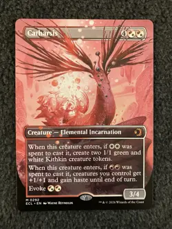 Magic The Gathering MTG - Catharsis (Borderless) - Lorwyn Eclipsed - Image 1