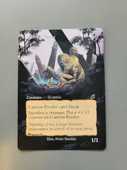 mtg hand painted alter - Carrion Feeder - Blossom Alters - Image 1